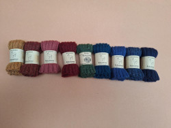 De colores polswarmers volwassenen (beenwarmers kinderen) naturel