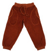 Duns Sweden terry badstof  lange broek gemberbruin