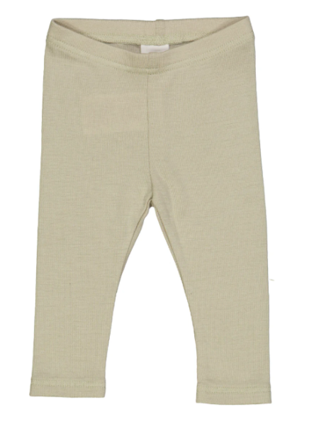 Muesli wolzijde legging soft green