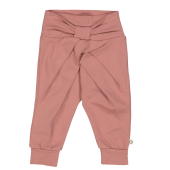 Muesli cotton pants berry red