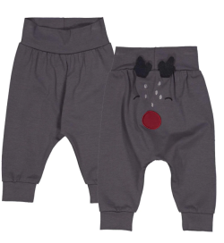 Muesli cotton pants santa grey