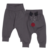 Muesli cotton pants santa grey