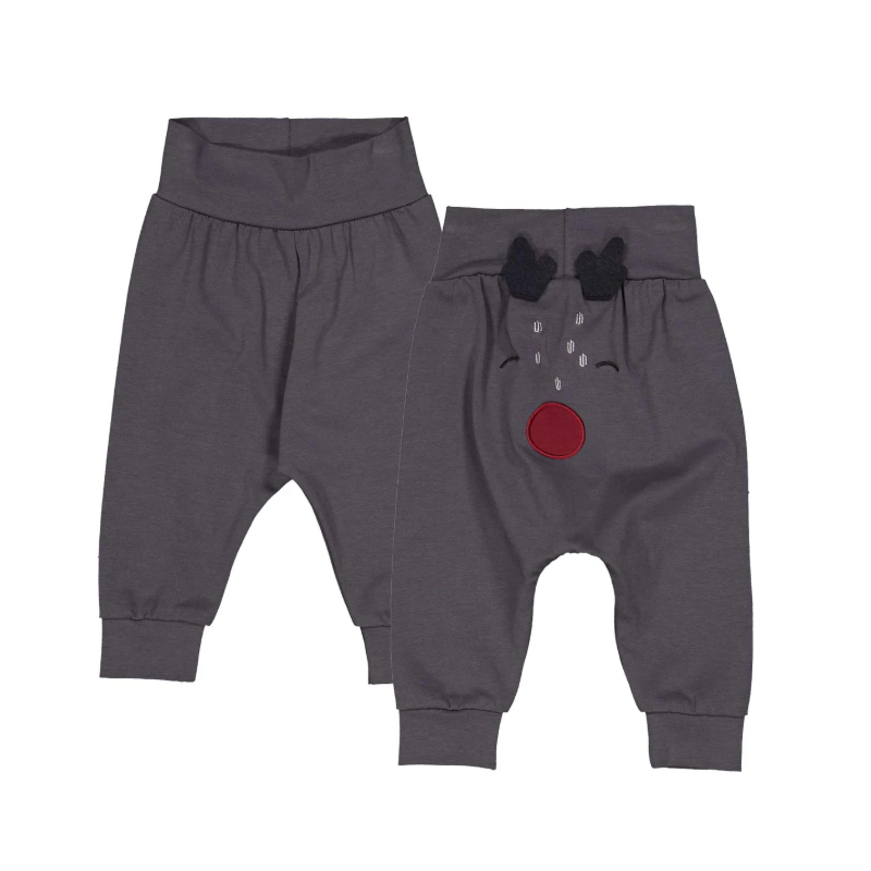 Muesli cotton pants santa grey