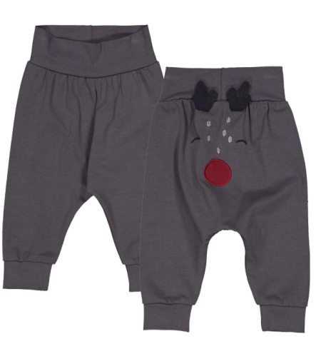 Muesli cotton pants santa grey