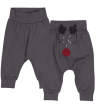 Muesli cotton pants santa grey
