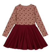 Muesli cotton dress boysenberry