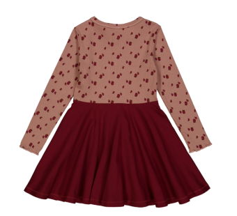 Muesli cotton dress boysenberry