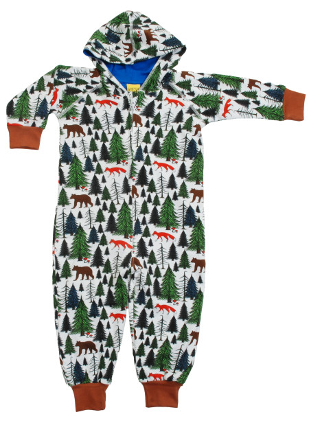 Duns Sweden gevoerde onesie treinen