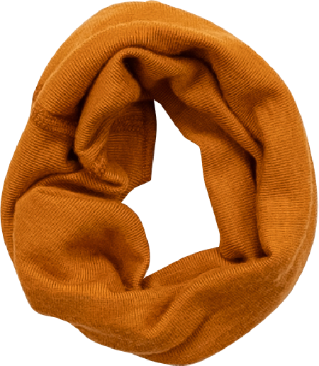 Lilano  wolzijde ronde sjaal curry