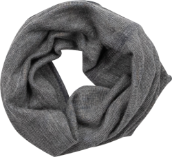 Lilano  wolzijde ronde sjaal Grijs