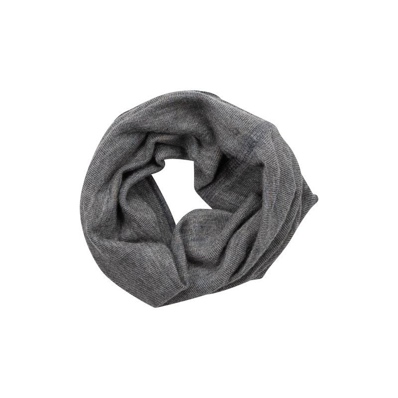 Lilano  wolzijde ronde sjaal Grey