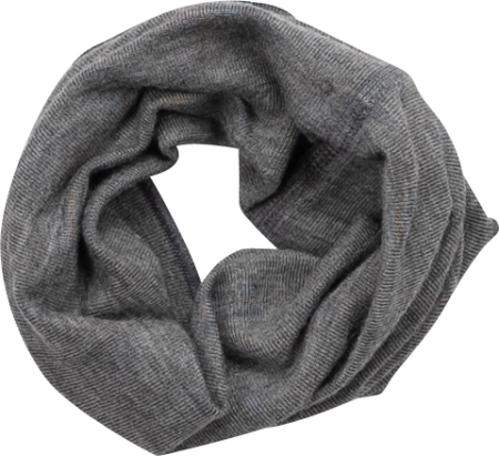 Lilano  wolzijde ronde sjaal Grey