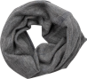 Lilano  wolzijde ronde sjaal Grijs