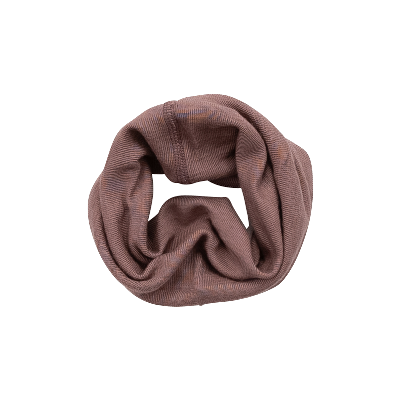 Lilano  wolzijde ronde sjaal Mauve