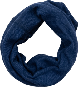 Lilano  wolzijde ronde sjaal navy