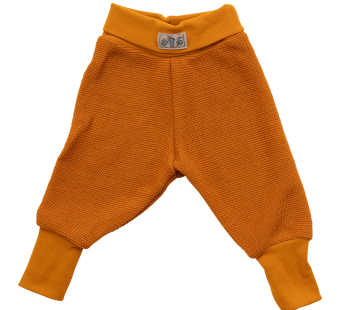 Lilano knitted woolen pants curry