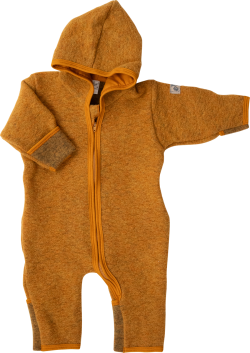 Lilano boiled woolen suit  Curry