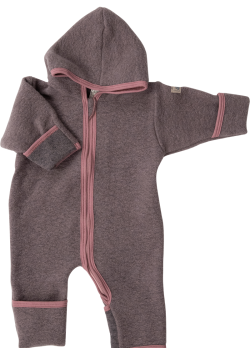 Lilano gekookte wollen pak Mauve