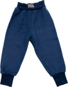 Lilano wolplush broek met boord navy