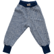Lilano brushed woolen pants navy striped