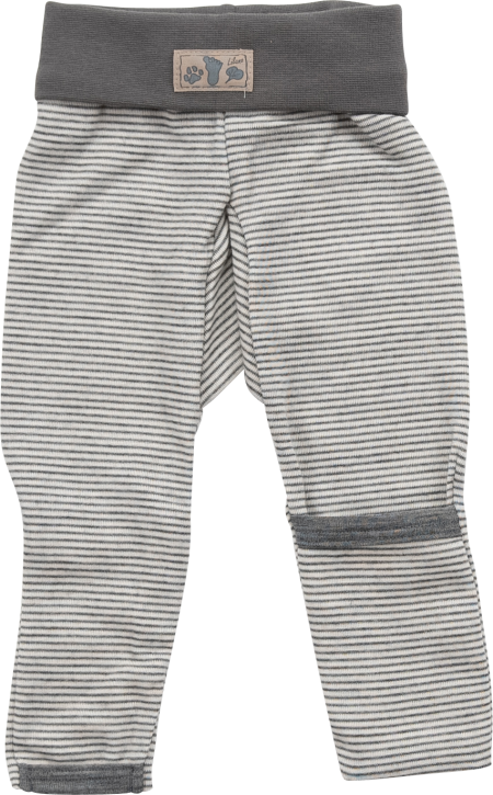 Lilano wool silk pants  grey striped