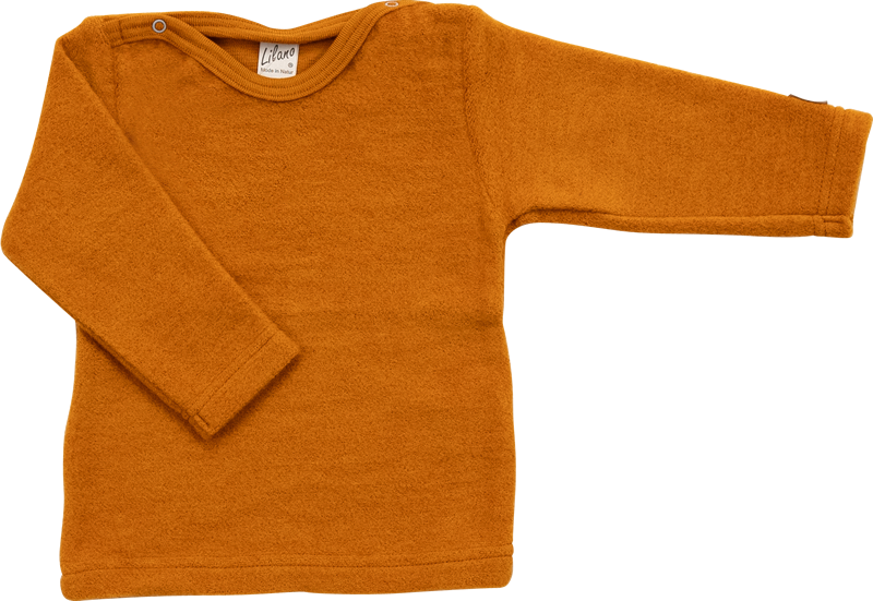 Lilano brushed woolen  shirt mauve