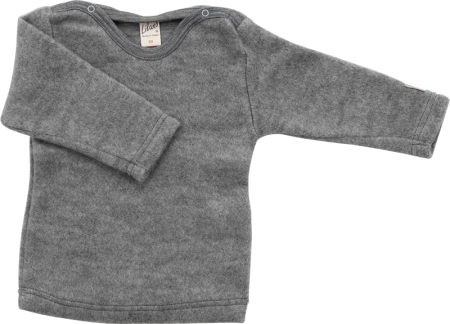 Lilano brushed woolen  shirt grey