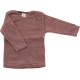 Lilano brushed woolen  shirt mauve