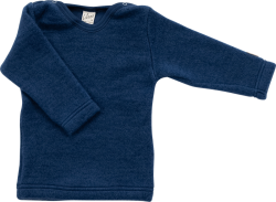 Lilano wolplush trui navy