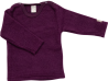 Lilano brushed woolen  shirt purple