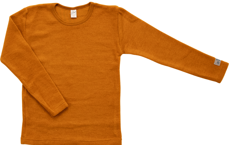 Lilano brushed woolen sweater curry