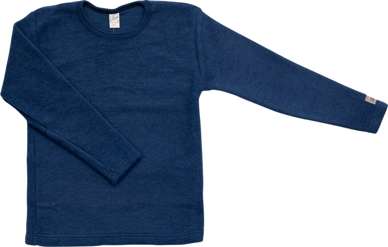 Lilano wolplush trui navy