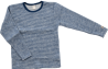 Lilano brushed woolen sweater navy striped