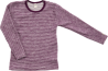 Lilano brushed woolen sweater purple striped