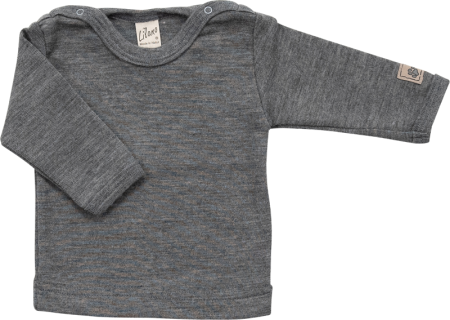 Lilano wool silk longsleeve grey