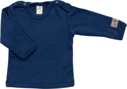 Lilano wool silk longsleeve navy