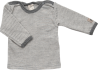 Lilano wolzijde longsleeve grijs gestreept