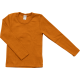 Lilano wolzijde longsleeve met ronde hals Curry  (100902)