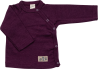 Lilano wool silk wrap around shirt Purple