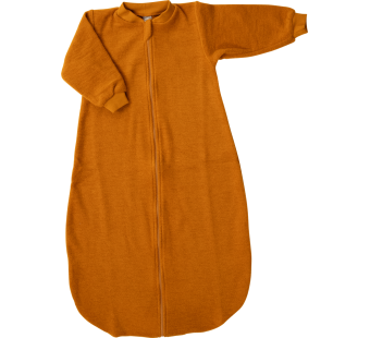Lilano wolplush slaapzak met rits curry (250990) Lilano wolplush slaapzak met rits curry (250990)