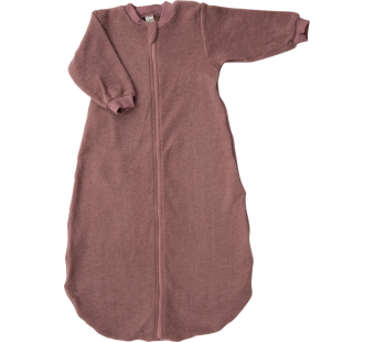 Lilano brushed woolen sleeping bag mauve