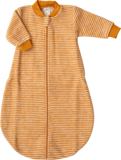 Lilano wolplush slaapzak met rits curry