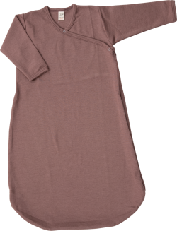 Lilano wool silk wrap around sleeping bag purple striped