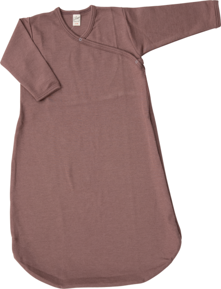 Lilano wool silk wrap around sleeping bag purple striped