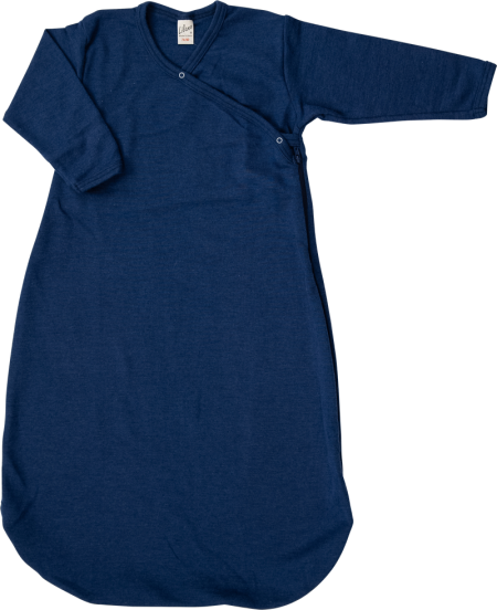 Lilano wool silk sleeping bag navy