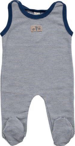 Lilano wool silk body with legs navy striped