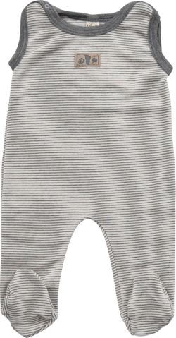 Lilano wool silk body with legs grey striped