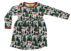 Duns Sweden ladies dress Aminata madder brown