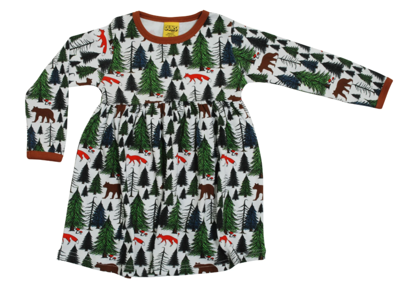 Duns Sweden ladies dress Aminata madder brown