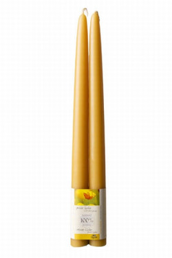 Dipam set of two bee wax candle2,2*20cm 9 burning hours